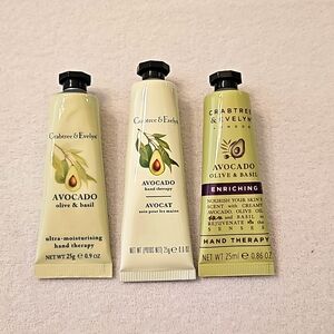 Crabtree & Evelyn 2 Avocado Olive & Basil 1 Avocado Hand Therapies